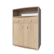 Ladekast /dressoir Rabaul 04, kleur: Sonoma eiken - afmetingen: 126 x 94 x 40 cm (H x B x D)