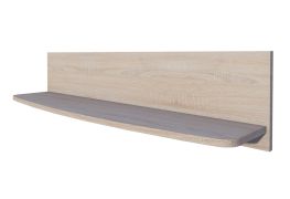 wandrek / hangplank Rabaul 31, kleur: Sonoma eiken - afmetingen: 30 x 120 x 27 cm (H x B x D)