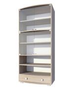Vitrinekast / boekenkast Rabaul 35, kleur: Sonoma eiken - afmetingen: 200 x 94 x 40 cm (H x B x D)