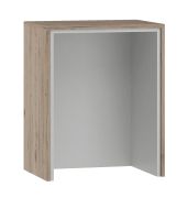 Uitbreiding voor bureau Cianjur, kleur: eik / wit - afmetingen: 77 x 60 x 45 cm (H x B x D)
