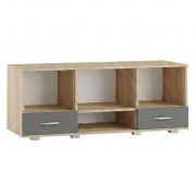 TV-onderkast Ciomas 19, kleur: Sonoma eiken / grijs - afmetingen: 53 x 135 x 49 cm (H x B x D)