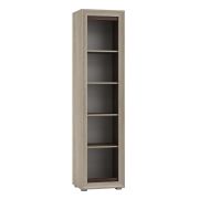 Open kast Kundiawa 35, kleur: Sonoma eiken licht / Sonoma eiken donker - afmetingen: 200 x 40 x 40 cm (H x B x D)