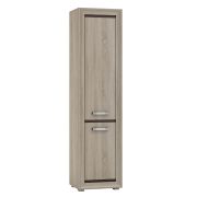 Kast Kundiawa 34 , kleur: Sonoma eiken licht / Sonoma eiken donker - afmetingen: 200 x 50 x 40 cm (H x B x D)