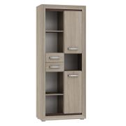 Kast Kundiawa 29, kleur: Sonoma eiken licht / Sonoma eiken donker - afmetingen: 200 x 80 x 40 cm (H x B x D)
