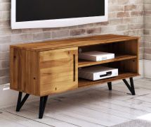 TV-onderkast Masterton 19 geolied massief wild eiken - Afmetingen: 61 x 136 x 45 cm (H x B x D)