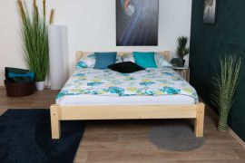Jeugdbed massief grenenhout volhout A1, incl. lattenbodem - afmetingen 160 x 200 cm