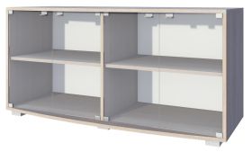 TV-onderkast Rabaul 11, kleur: Sonoma eiken - afmetingen: 47 x 155 x 43 cm (H x B x D)