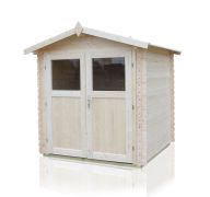 tuinhuis / berging Sommerruhe 4 - 2,40 x 2,40 meter gemaakt van 19 mm blokhut profielplanken