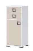 Ladekast /dressoir 22, kleur: wit / crème - Afmetingen: 102 x 44 x 37 cm (H x B x D)