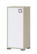 Ladekast /dressoir Benjamin 21, kleur: Essen/wit - Afmetingen: 102 x 44 x 37 cm (h x b x d)