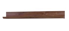 Hangplank / Wandplank Pikine 13, Kleur: Donker bruin Eiken - 16 x 136 x 18 cm (H x B x D)