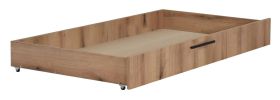 Lade voor tweepersoonsbed Cerdanyola, kleur: eiken/grijs - Afmetingen: 19 x 120 x 78 cm (H x B x L)