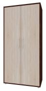 draaideurkast / kledingkast Curug 13, kleur: noten / iep - afmetingen: 188 x 90 x 34 cm (H x B x D)