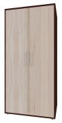 Draaideurkast / kleerkast Curug 14, kleur: noten / iep - afmetingen: 188 x 90 x 50 cm (H x B x D)
