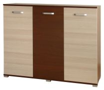Lowboard kast / dressoir Cikupa 36, kleur: walnoot / iep - afmetingen: 103 x 130 x 40 cm (H x B x D)