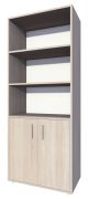 open kast / highboard Garut 25, kleur: Sonoma eiken - Afmetingen: 194 x 80 x 40 cm (H x B x D)