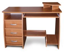 Bureau Banjaran 25, kleur: elzen - afmetingen: 75 x 114 x 55 cm (H x B x D)