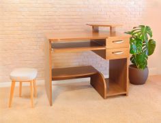 Bureau Banjaran 28, kleur: elzen - afmetingen: 75 x 90 x 60 cm (H x B x D)