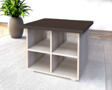 Salontafel Aitape 23, kleur: Sonoma eiken donker / Sonoma eiken licht - Afmetingen: 78 x 60 x 62 cm (B x D x H)