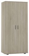 Drehtürenschrank / Kleiderschrank Ciomas 24, Farbe: Sonoma Eiche - Abmessungen: 190 x 90 x 55 cm (H x B x T)