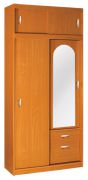 Kleerkast / Kast Paseh 08, Kleur: Elzen - Afmetingen: 240 x 100 x 55 cm (H x B x D)