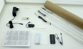 LED verlichting voor horizontaal opklapbed Nalut 13 met matrasmaat van 160 x 200 cm