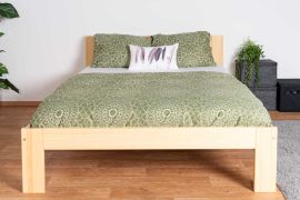 eenpersoonsbed / logeerbed massief grenenhout, naturel 73, incl. lattenbodem - afmetingen 140 x 200 cm
