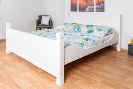 Wit jeugd- tienerbed massief grenen 98, incl. lattenbodem - matrasmaat 180 x 200 cm, aansprekend design, gemakkelijk te combineren, duurzaam