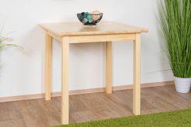 Tafel massief grenen natuur Junco 233C (vierhoekig) - afmetingen 80 x 80 cm