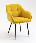 Stoel Maridi 251, kleur: geel - Afmetingen: 81 x 57 x 61 cm (H x B x D)