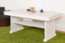 Salontafel Sentis 21, kleur: wit grenen - 53 x 125 x 65 cm (H x B x D)
