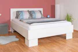 Tweepersoonsbed Segnas 17, kleur: wit grenen - 160 x 200 (B x L)