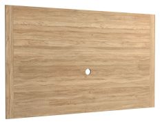 Achterwand Buzet 19, kleur: eik - Afmetingen: 100 x 164 x 4 cm (H x B x D)