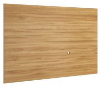Achterwand paneel "Belica" 06, eiken natuur - Afmetingen: 102 x 150 x 3 cm (H x B x D)