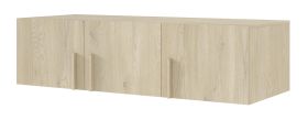 Kledingkast uitbreiding voor kledingkast Edegem 02 | kleur: Cremona eik | 3 deuren | 2 vakken | ABS randen | 150 x 61 x 40 cm