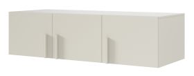 Uitbreiding / opbouwkast voor kledingkast Edegem 02 | Kleur: kasjmier | 3 deuren | 2 vakken | ABS-randen | 150 x 61 x 40 cm