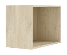 Opzet element voor open kast Edegem 06 | Kleur: eiken Cremona | ABS-randen | 59 x 30 x 40 cm | 1 vak