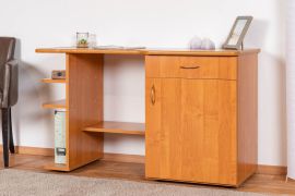 Bureau Rosario 19, kleur: elzen - 75 x 124 x 51 cm (H x B x D)