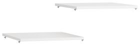 schap(pen) voor draaideurkast, set van 2, kleur: wit - 42 x 45 cm (B x D)