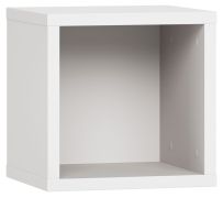wandrek / hangkubus, kleur: wit - Afmetingen: 32 x 32 x 30 cm (H x B x D)