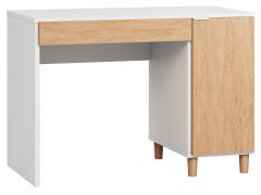 Bureau Arbolita 27, kleur: wit / eik - Afmetingen: 78 x 110 x 57 cm (H x B x D)