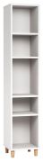 open kast Arbolita 49, kleur: wit - Afmetingen: 195 x 39 x 38 cm (h x b x d)