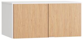 opzetkast voor de tweedeurskast Arbolita 39, kleur: wit / eiken - Afmetingen: 45 x 93 x 57 cm (H x B x D)