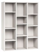 open kast Bellaco 49, kleur: wit - Afmetingen: 151 x 112 x 38 cm (h x b x d)