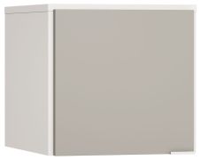 opzetkast voor eendeurskast Bellaco 37, kleur: wit / grijs - Afmetingen: 45 x 47 x 57 cm (H x B x D)