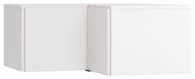 opzetkast voor hoekkledingkast Chiflero, kleur: wit - Afmetingen: 45 x 102 x 104 cm (H x B x D)