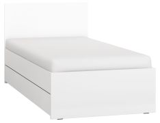 eenpersoonsbed / logeerbed, kleur: wit - ligvlak: 90 x 200 cm (b x l)