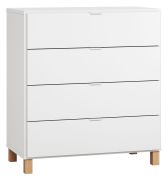 dressoir / ladekast Invernada 07, kleur: wit - Afmetingen: 100 x 90 x 47 cm (H x B x D)