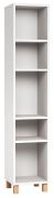 open kast 22, kleur: wit - Afmetingen: 195 x 39 x 38 cm (h x b x d)