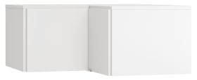 opzetkast voor hoekkledingkast Invernada, kleur: wit - Afmetingen: 45 x 102 x 104 cm (H x B x D)